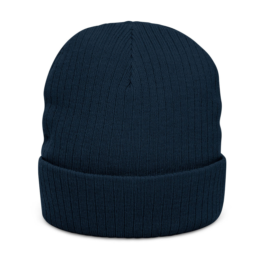 No AI Robot Ribbed Knit Beanie