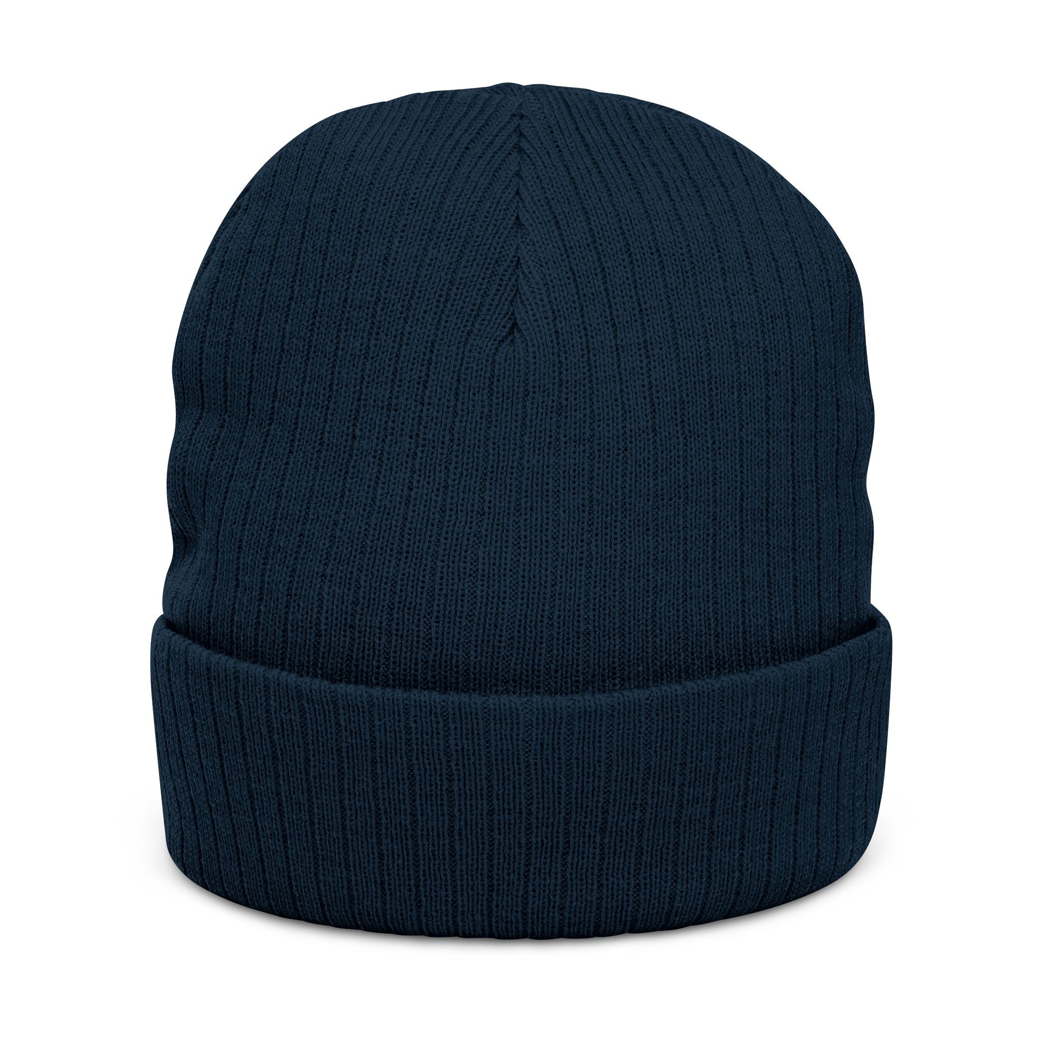 No AI Robot Ribbed Knit Beanie