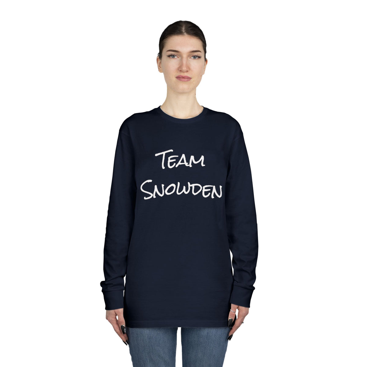 Team Snowden Long Sleeve Crewneck Tee