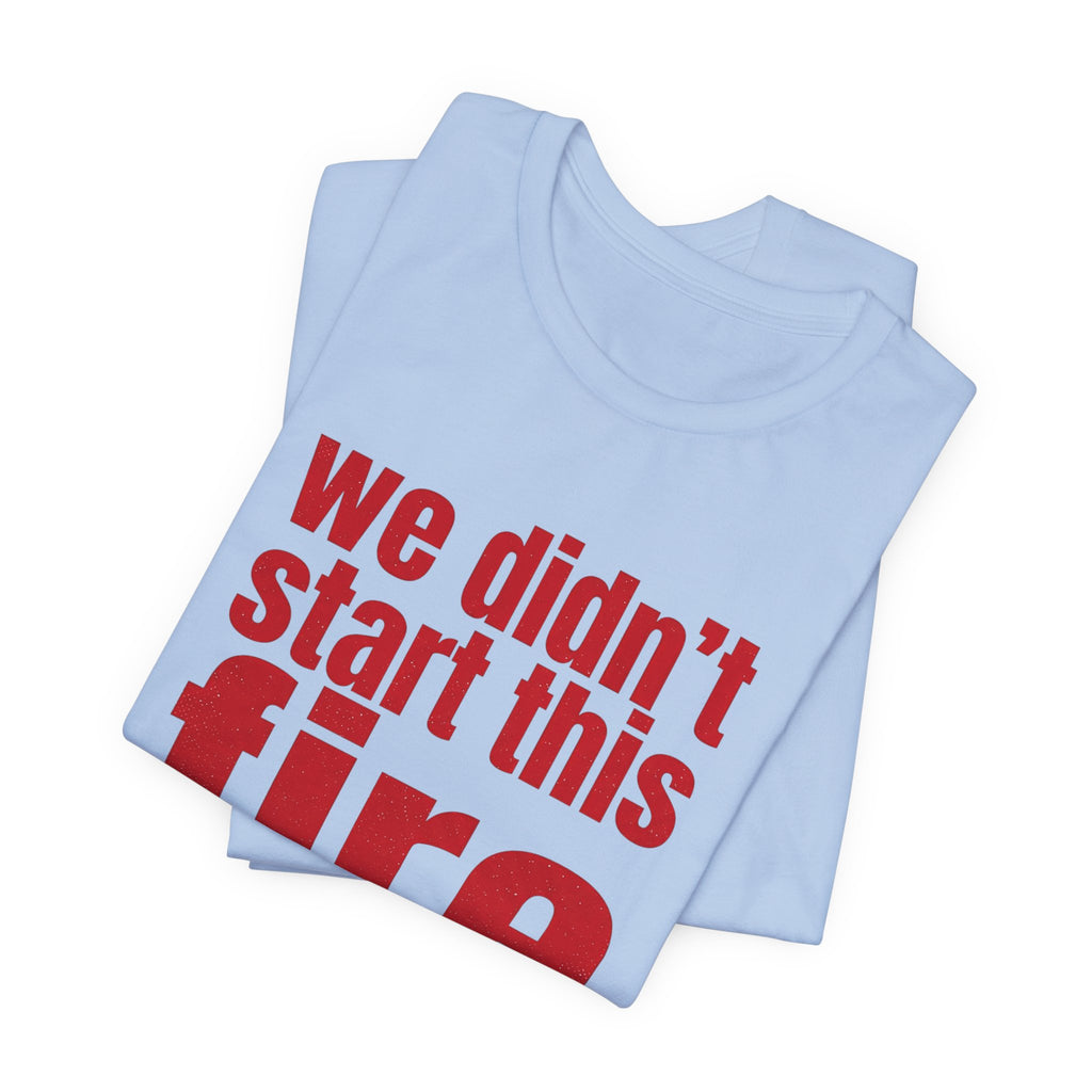 Anti Big Tech Fire Unisex Short Sleeve Tee