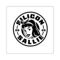 Silicon Sallie Square Stickers