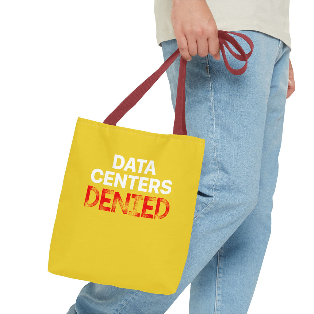 No Data Centers Tote Bag (AOP)
