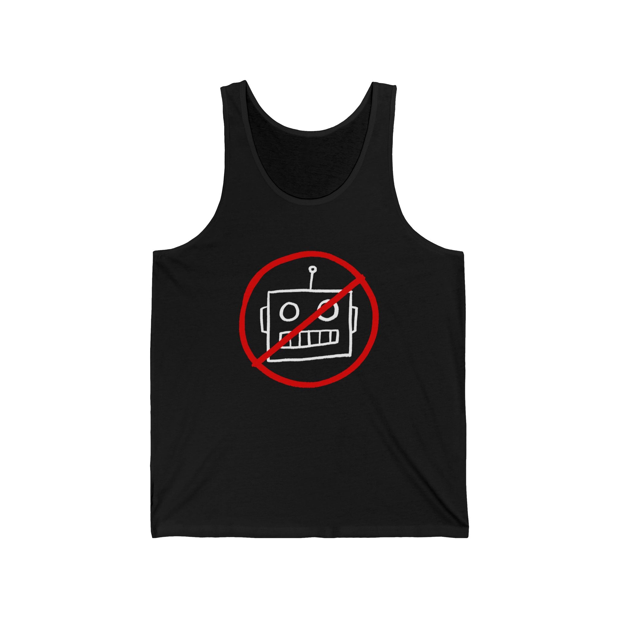 Anti AI Robot Unisex Tank