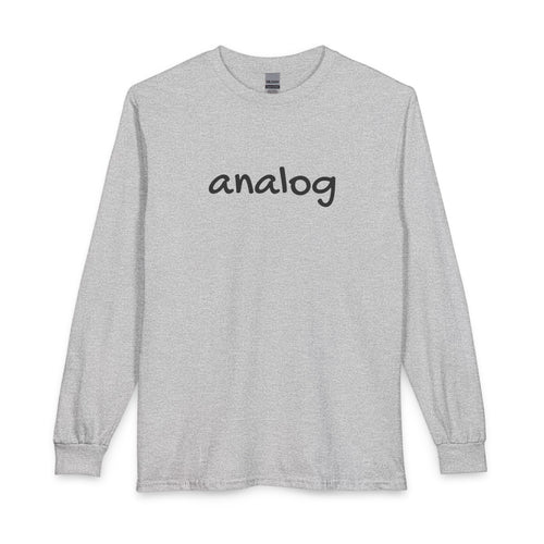 Analog Simple Unisex Long Sleeve T-Shirt