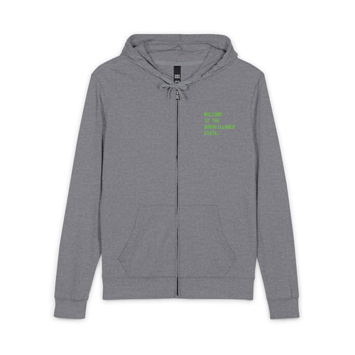 Anti Surveillance Unisex Jersey Full-Zip Hoodie