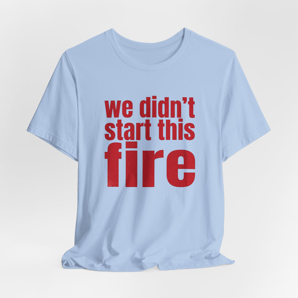 Anti Big Tech Fire Unisex Short Sleeve Tee