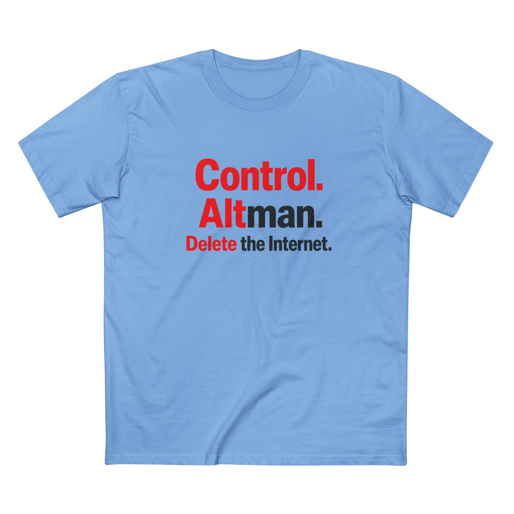 Control Alt Delete Adult Staple Tee