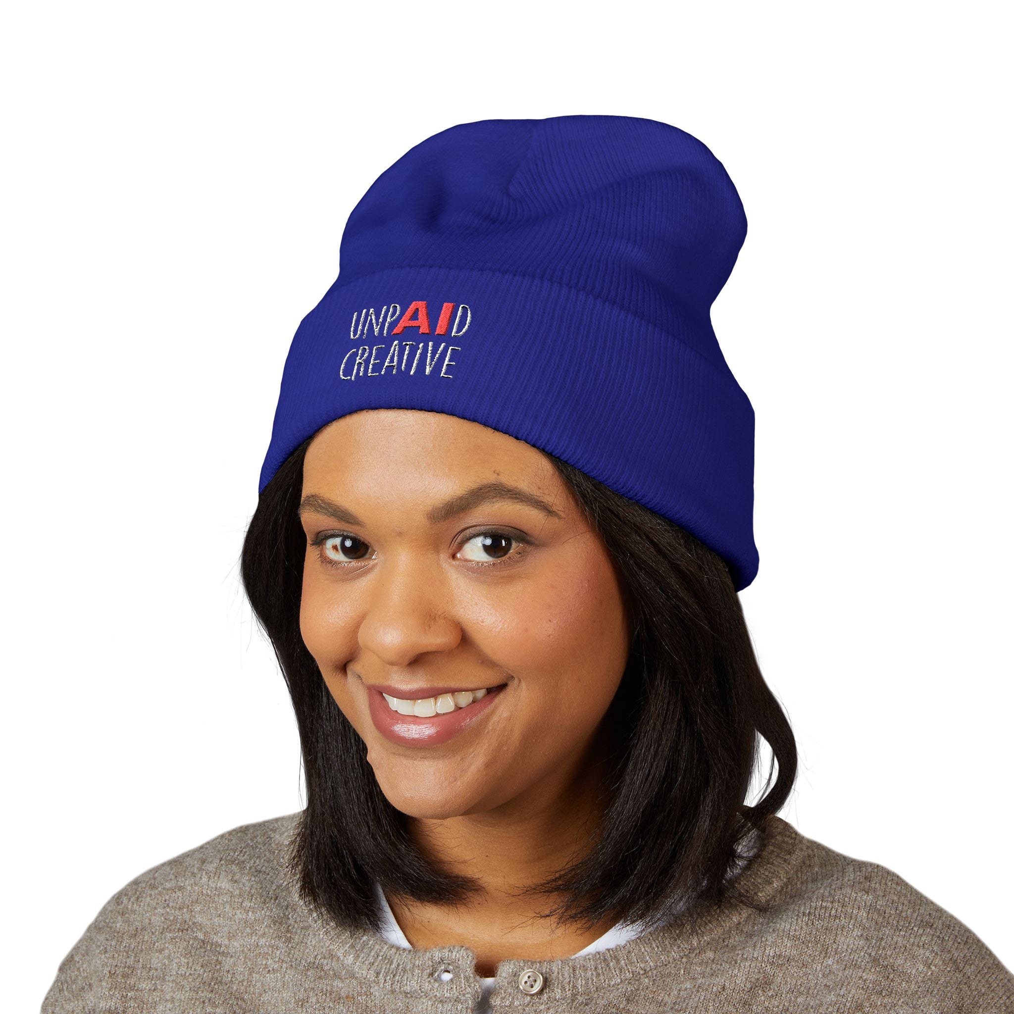 UnpAId Creative Classic Cuffed Beanie