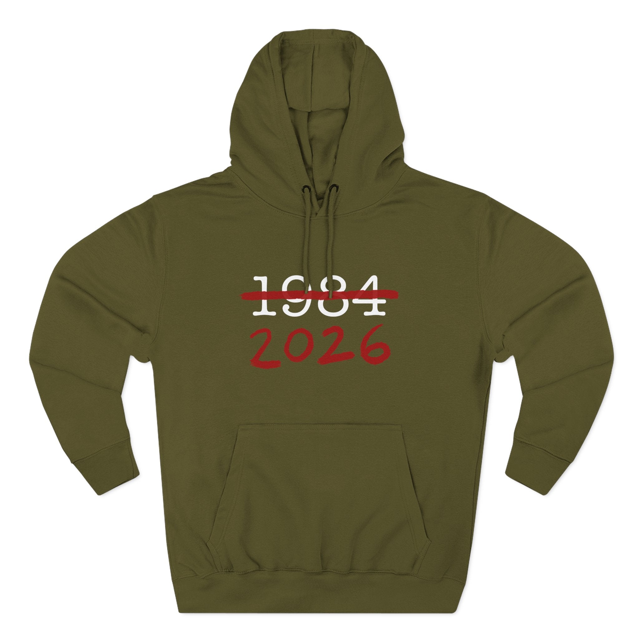 1984 2026 Three-Panel Fleece Hoodie
