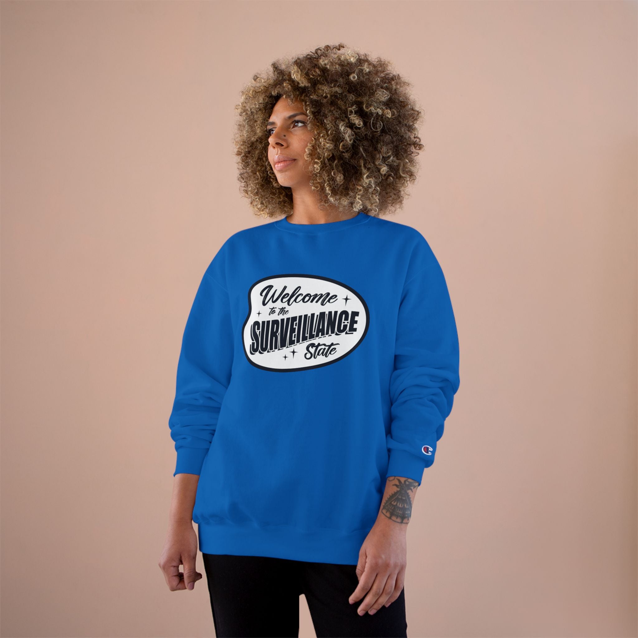 Anti AI Surveillance Champion Sweatshirt