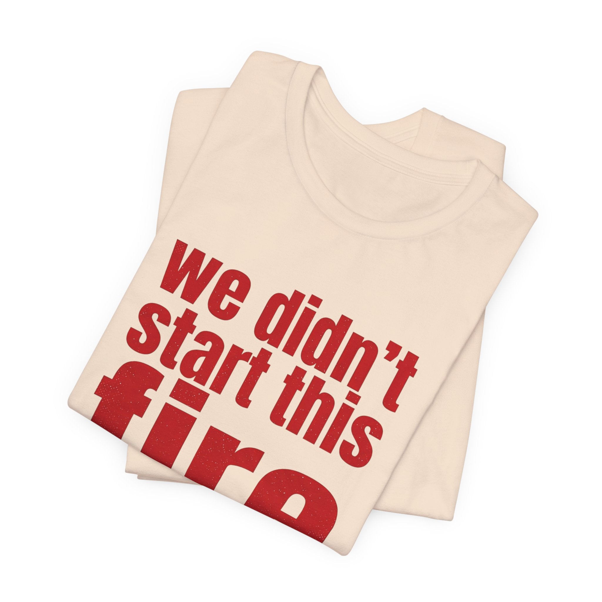 Anti Big Tech Fire Unisex Short Sleeve Tee