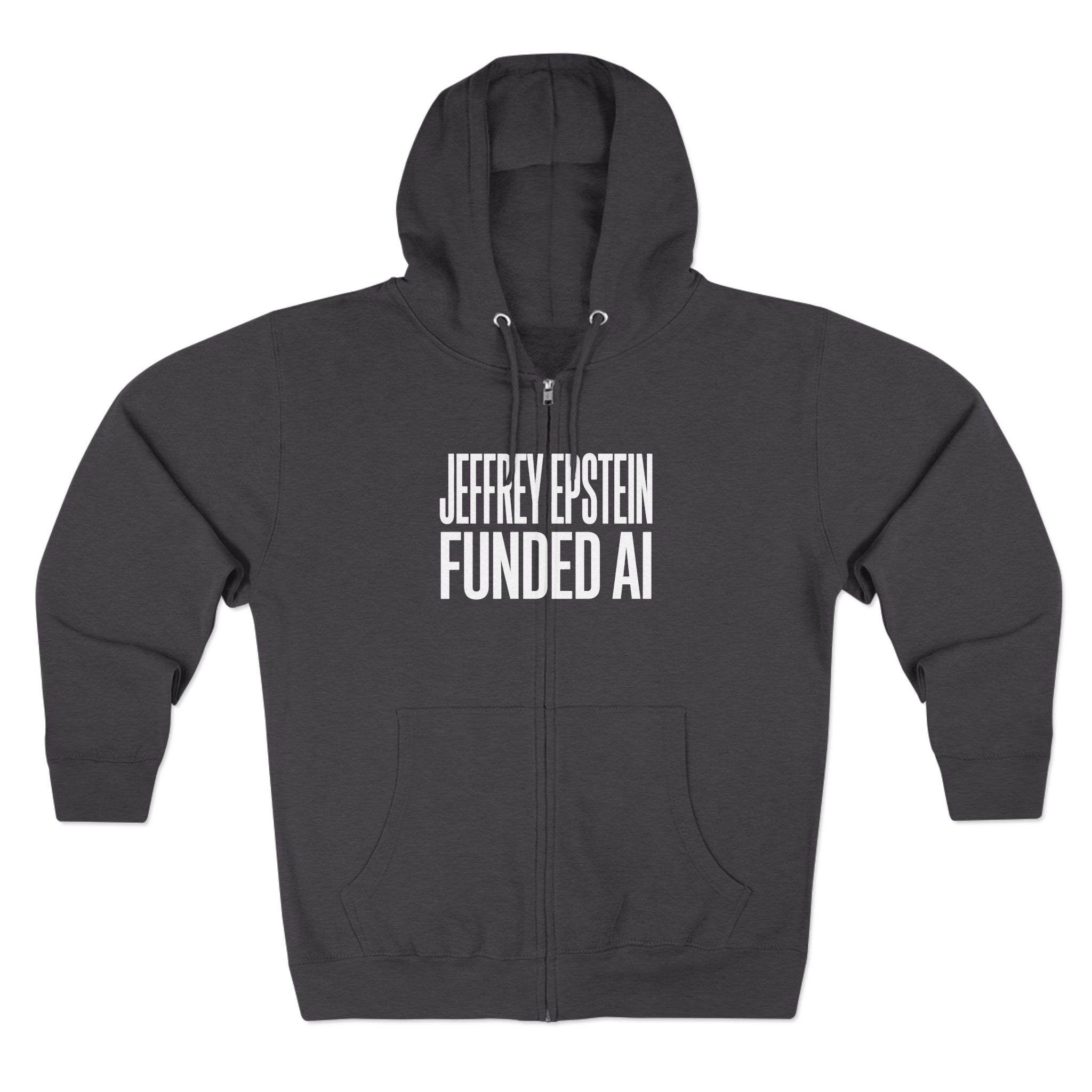 Epstein AI Unisex Hooded Zip Sweatshirt