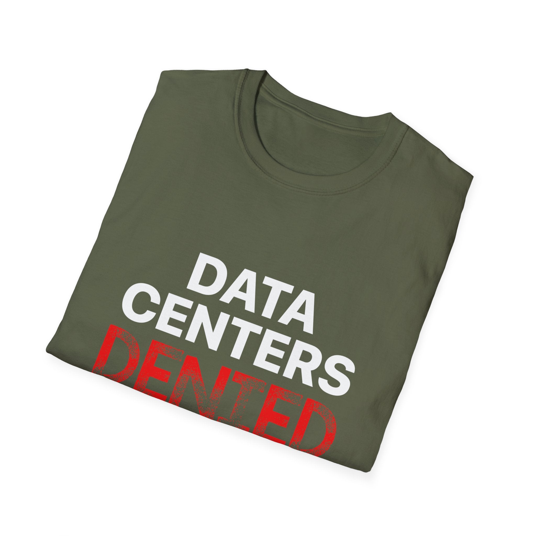 Anti Data Center / Data Center Protest Unisex Softstyle Tee