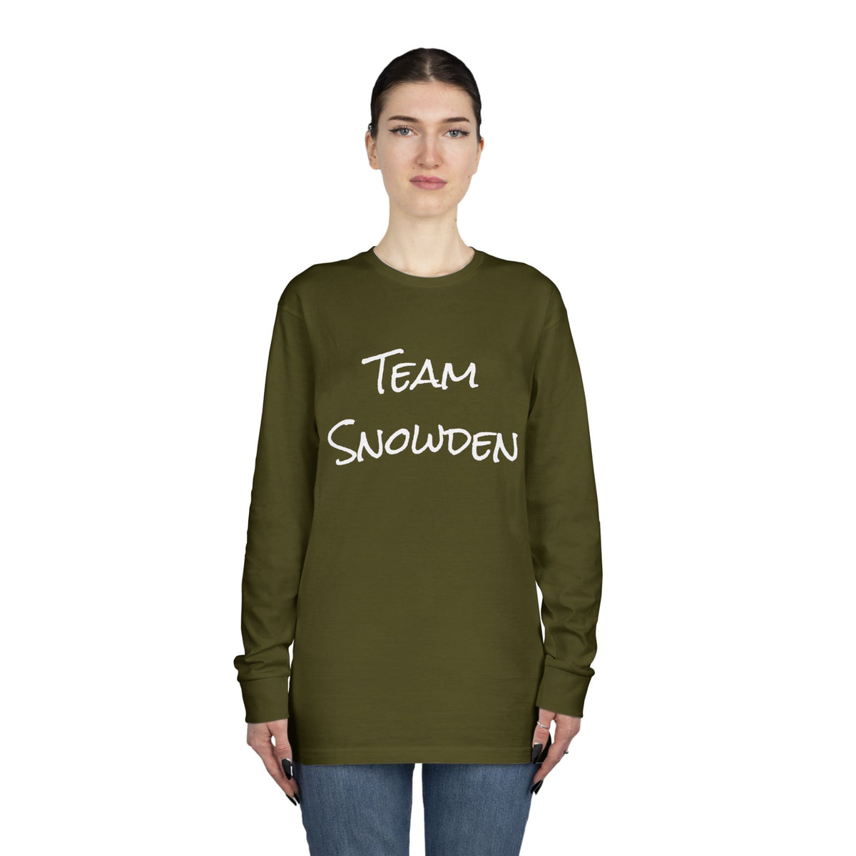 Team Snowden Long Sleeve Crewneck Tee