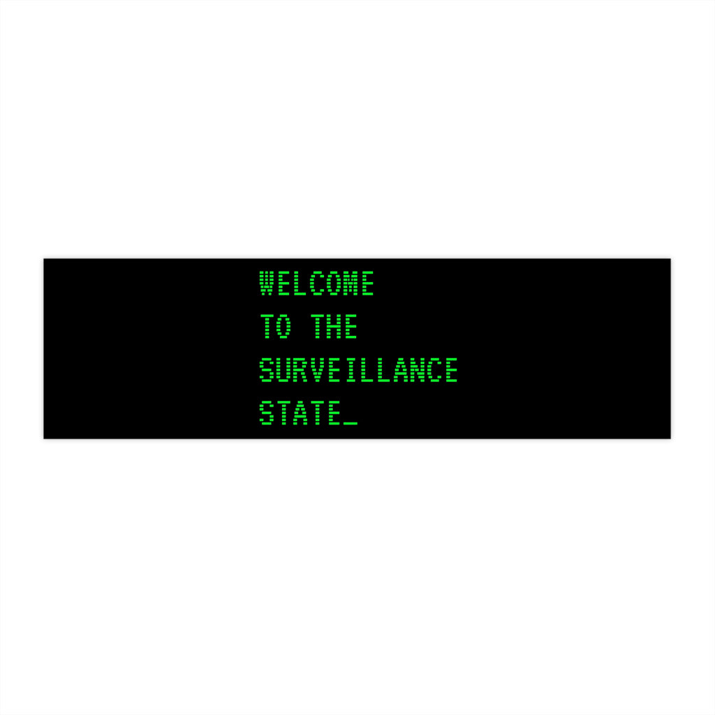 AI Surveillance Awareness Bumper Stickers
