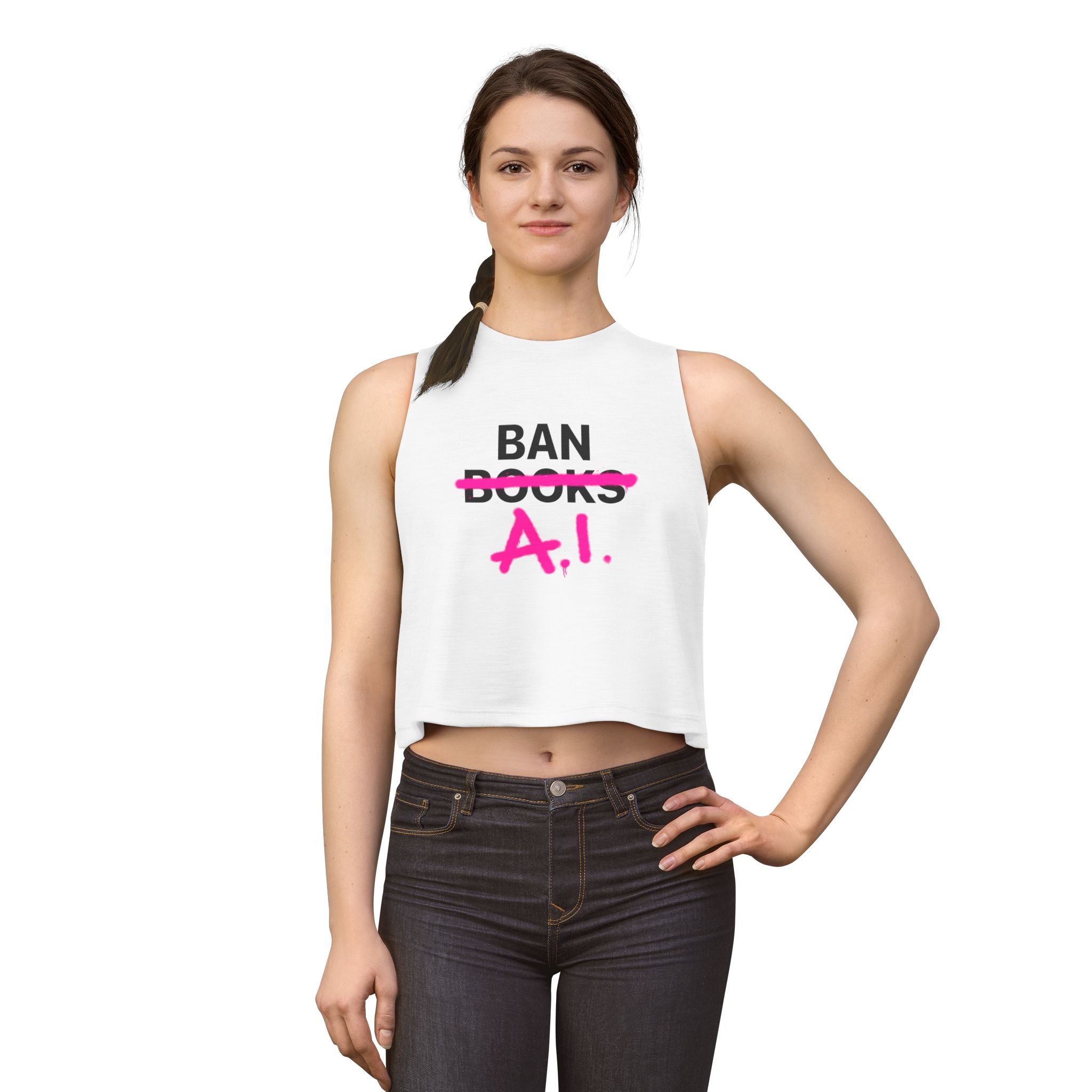 Ban AI Women's Crop Top