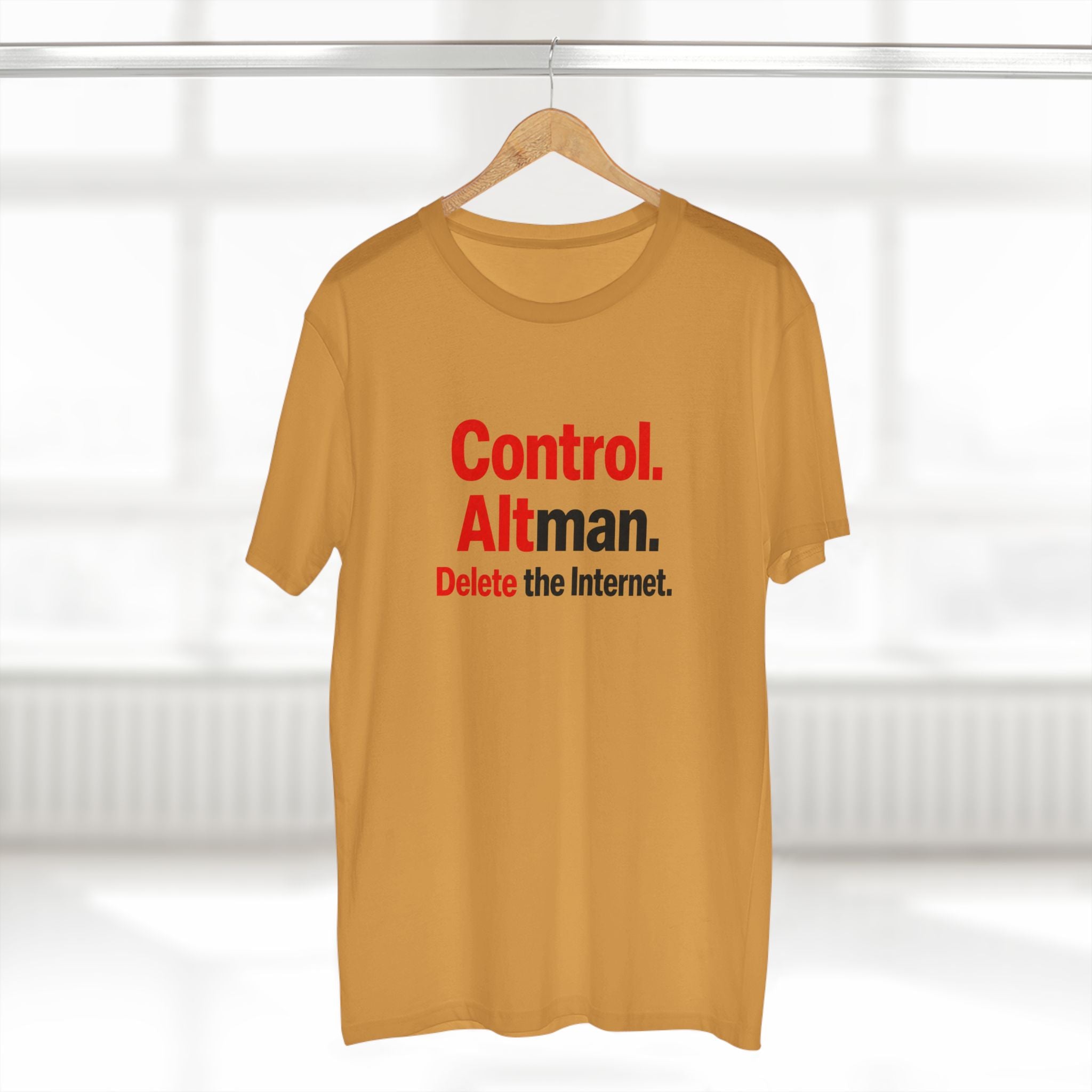 Control Alt Delete Adult Staple Tee
