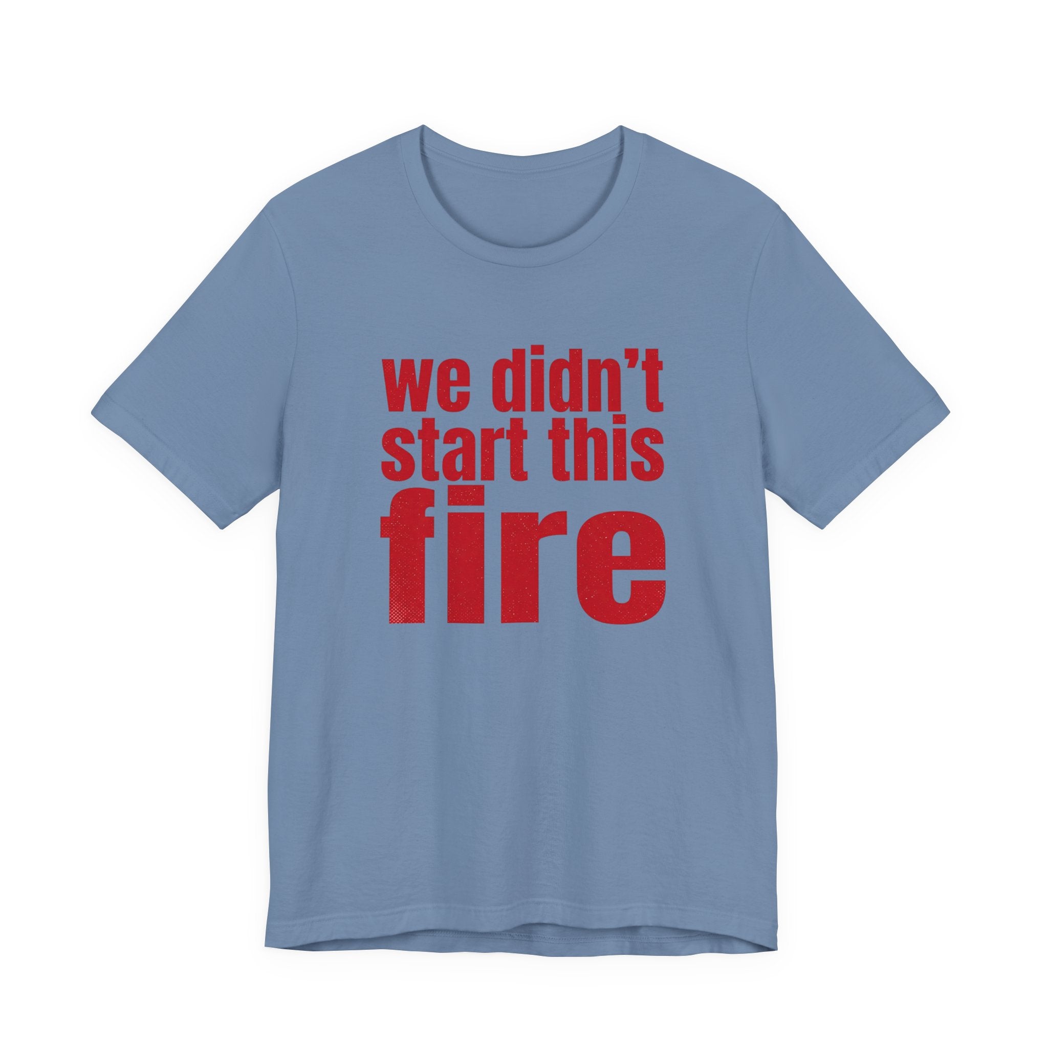 Anti Big Tech Fire Unisex Short Sleeve Tee