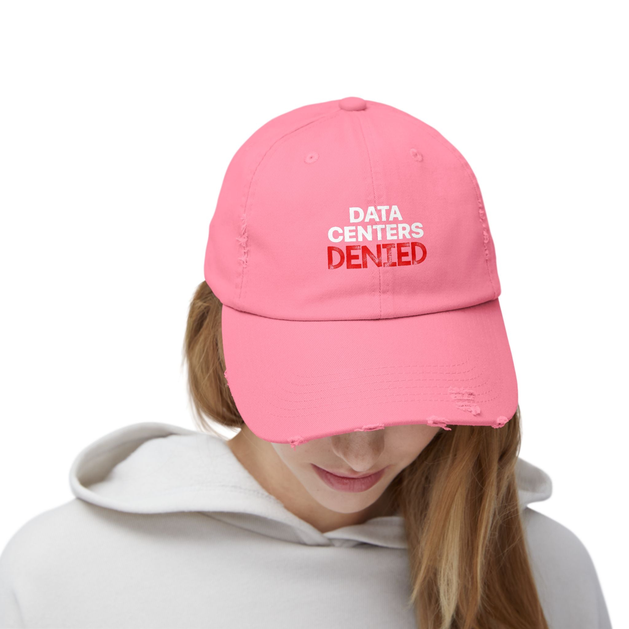 Data Center Denied Unisex Distressed Cap