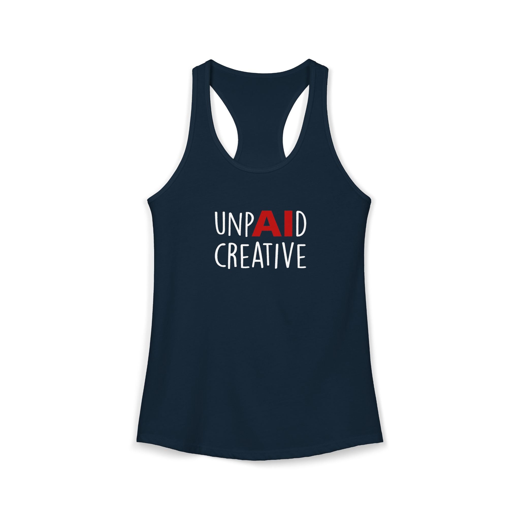 UnpAId Creative Women's Racerback Tank