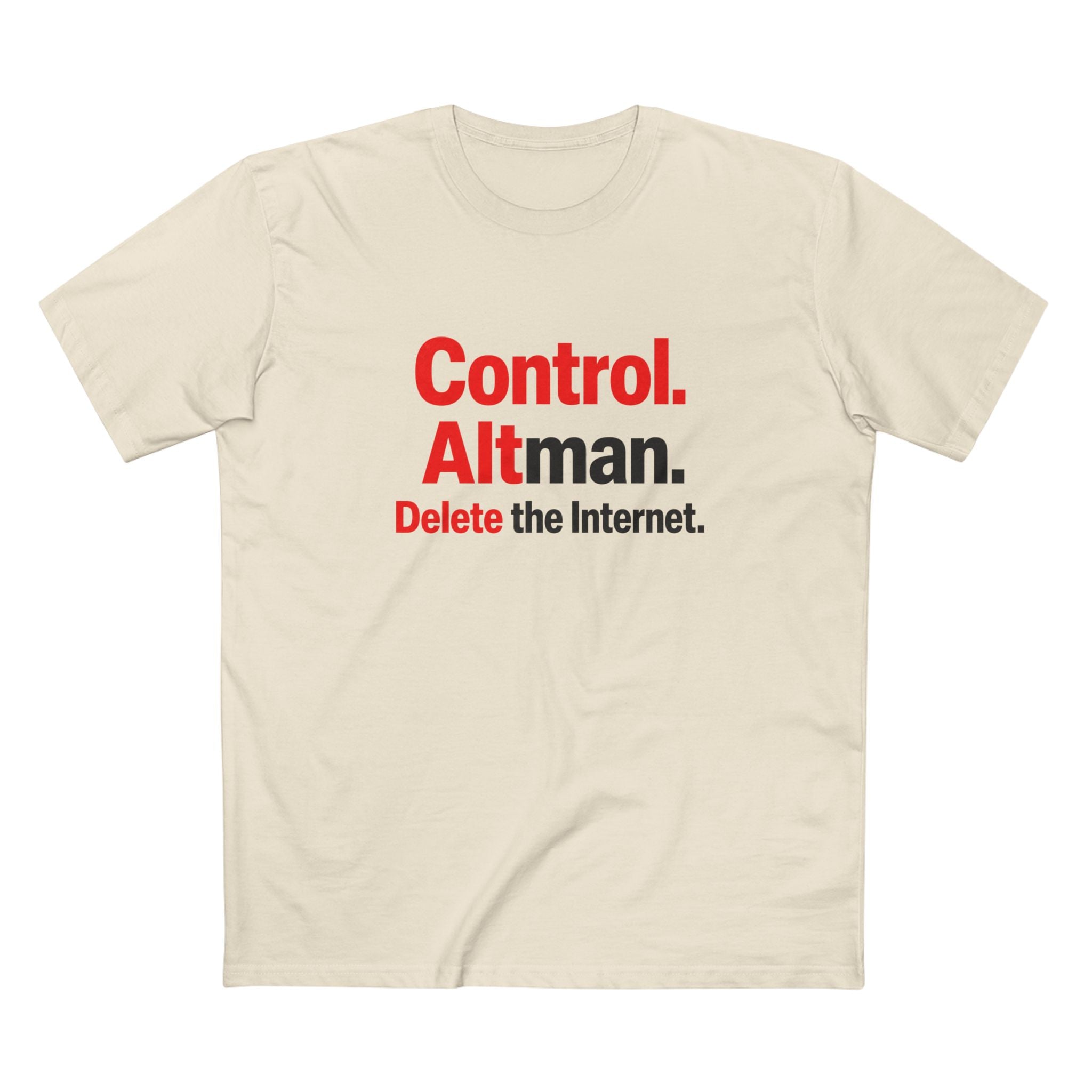 Control Alt Delete Adult Staple Tee