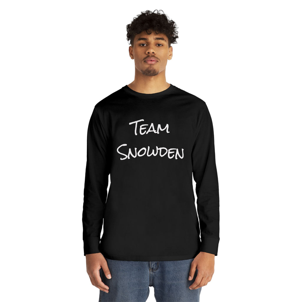 Team Snowden Long Sleeve Crewneck Tee
