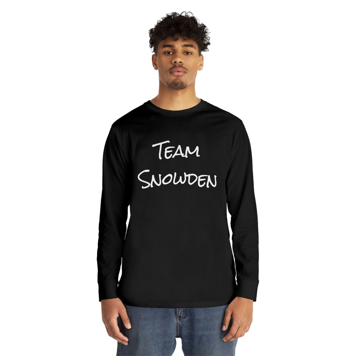 Team Snowden Long Sleeve Crewneck Tee