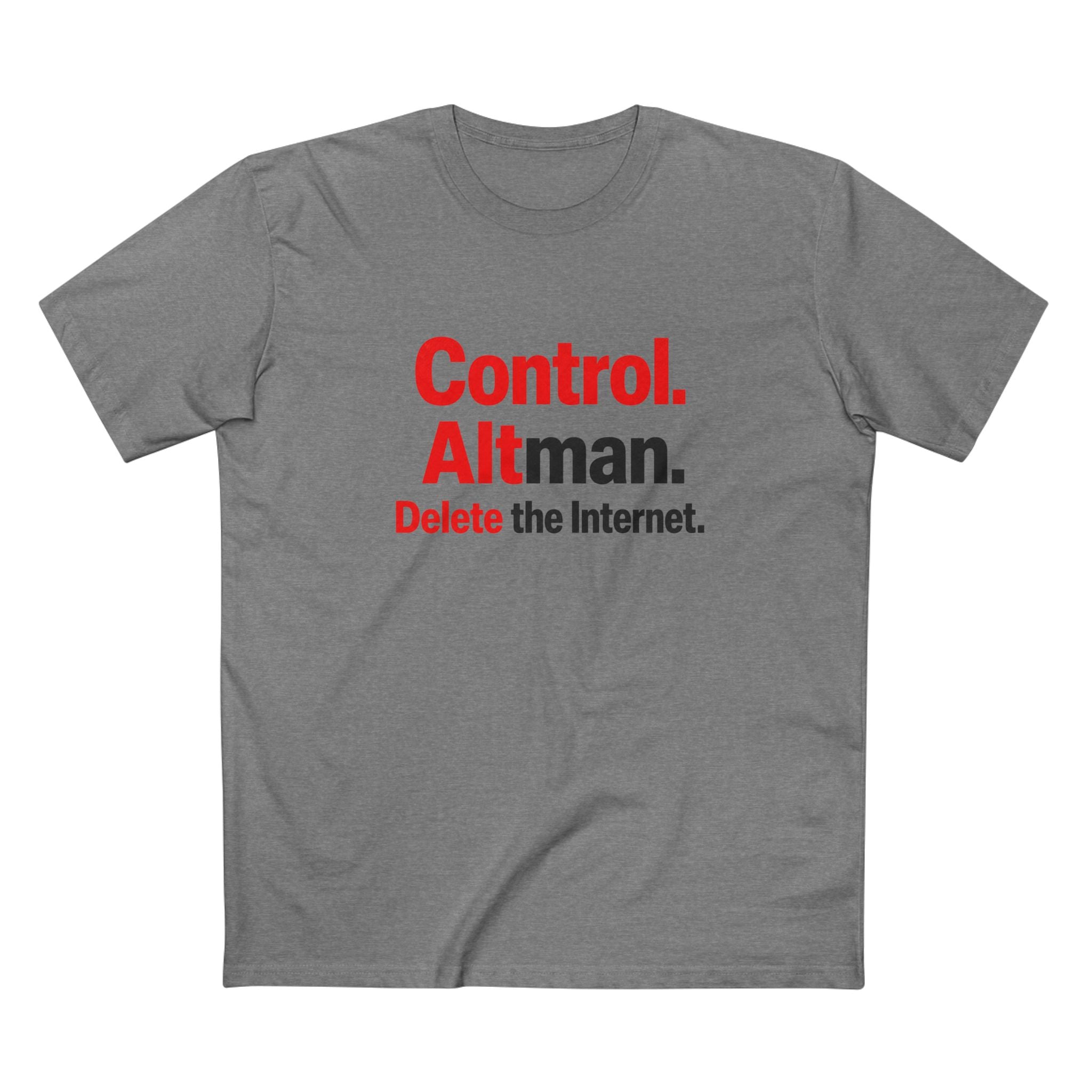 Control Alt Delete Adult Staple Tee