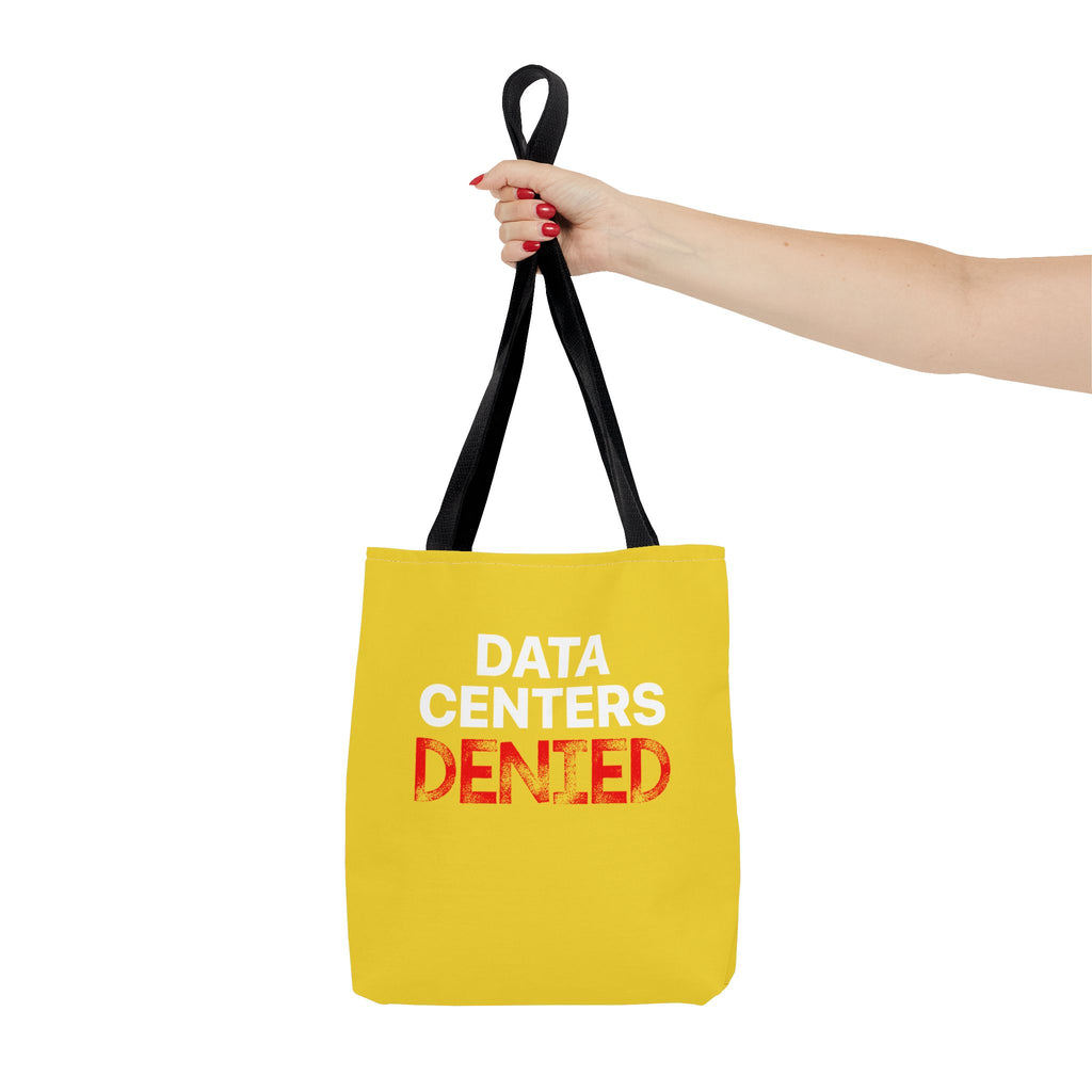 No Data Centers Tote Bag (AOP)