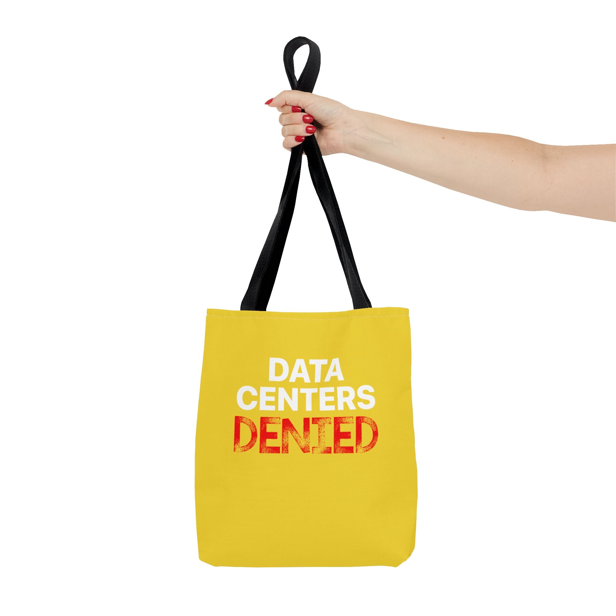 No Data Centers Tote Bag (AOP)