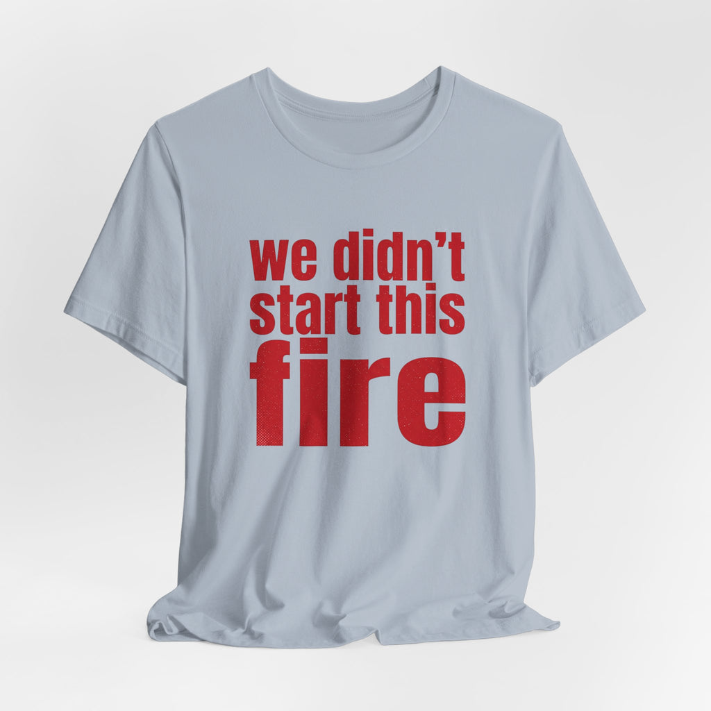 Anti Big Tech Fire Unisex Short Sleeve Tee