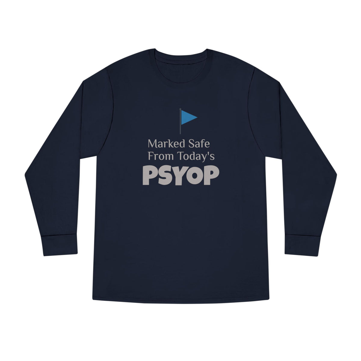 Psyop Safe Long Sleeve Crewneck Tee