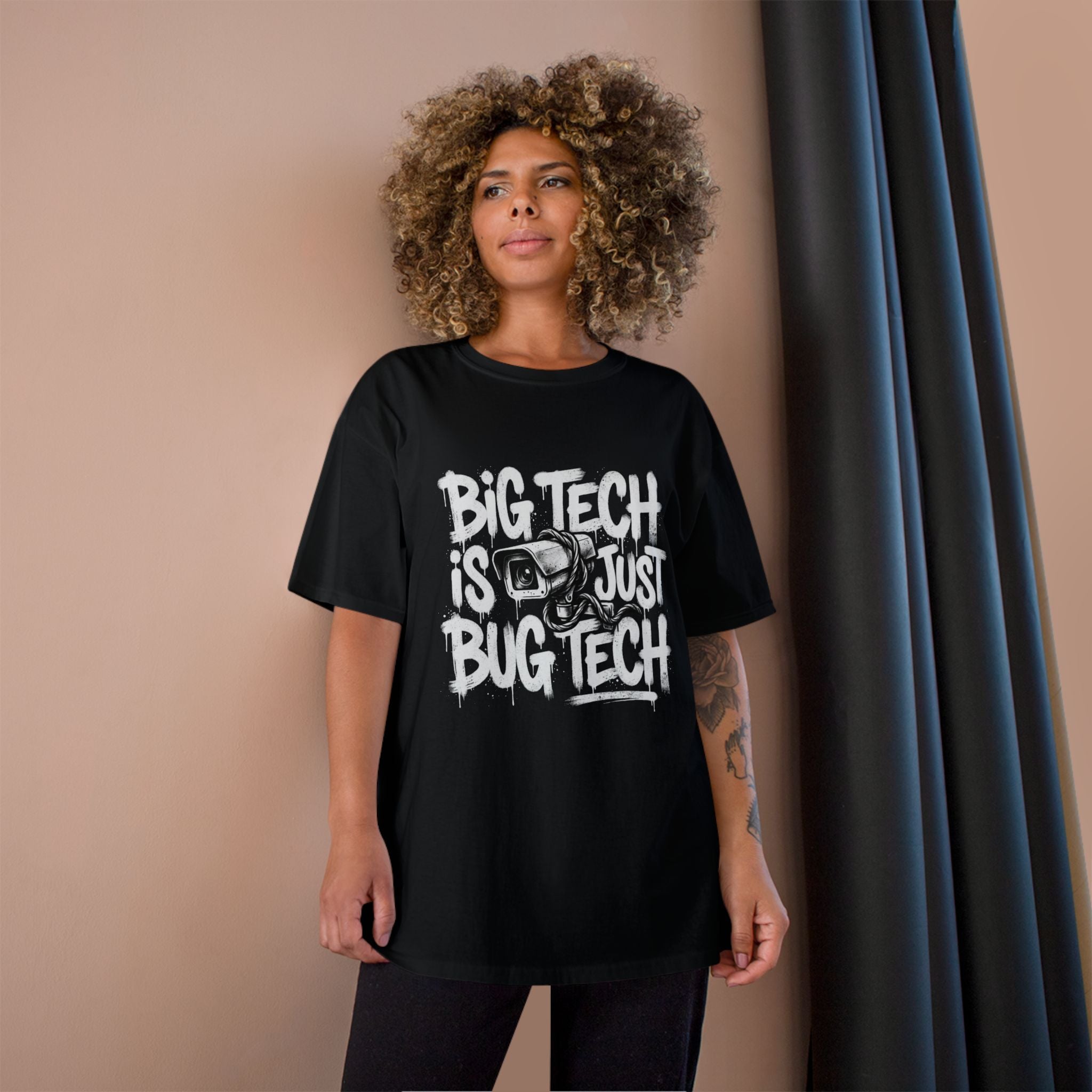 Big Tech Spy Surveillance Champion T-Shirt
