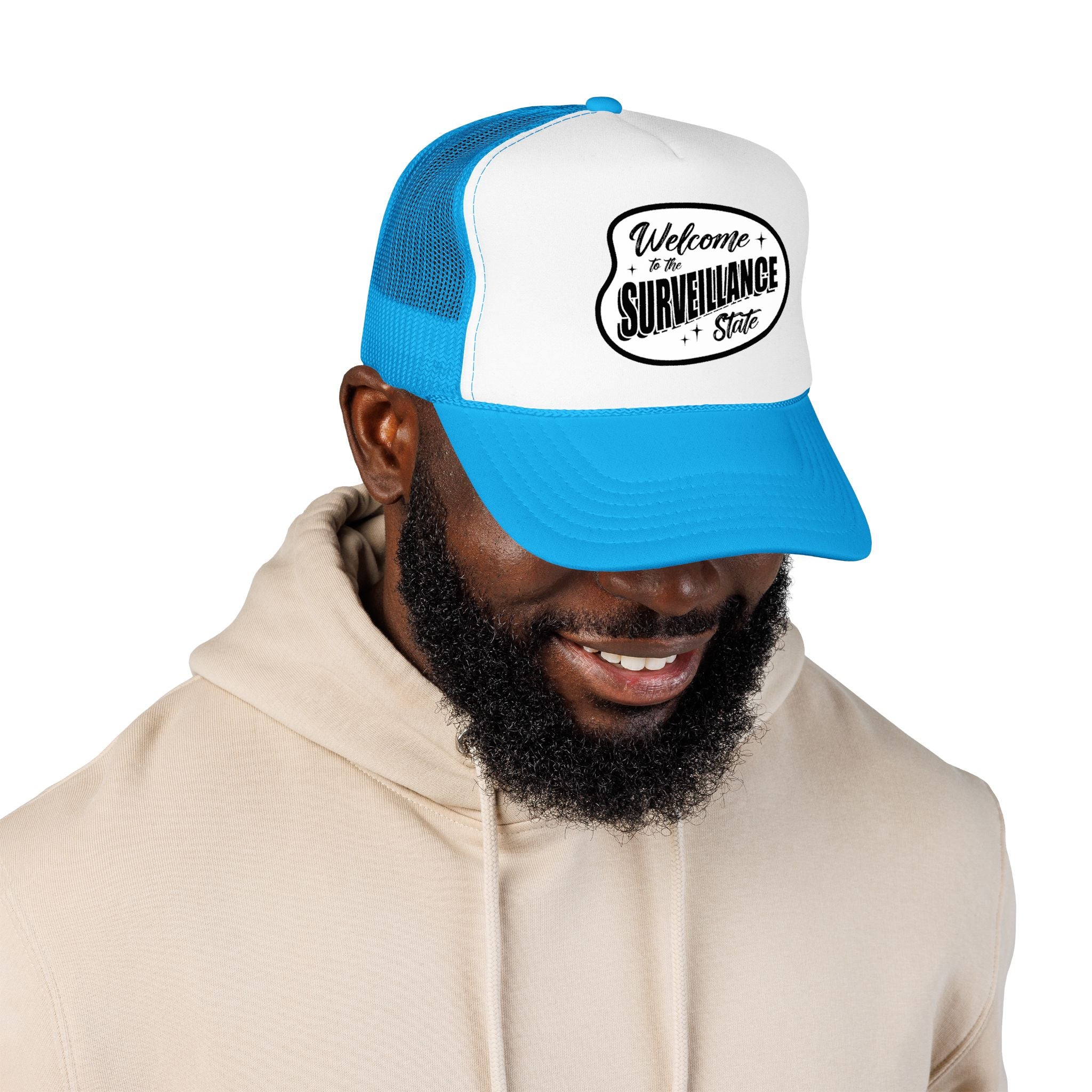 Anti AI Surveillance Foam Trucker Hat