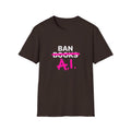 Ban AI not Books Unisex Softstyle T-Shirt