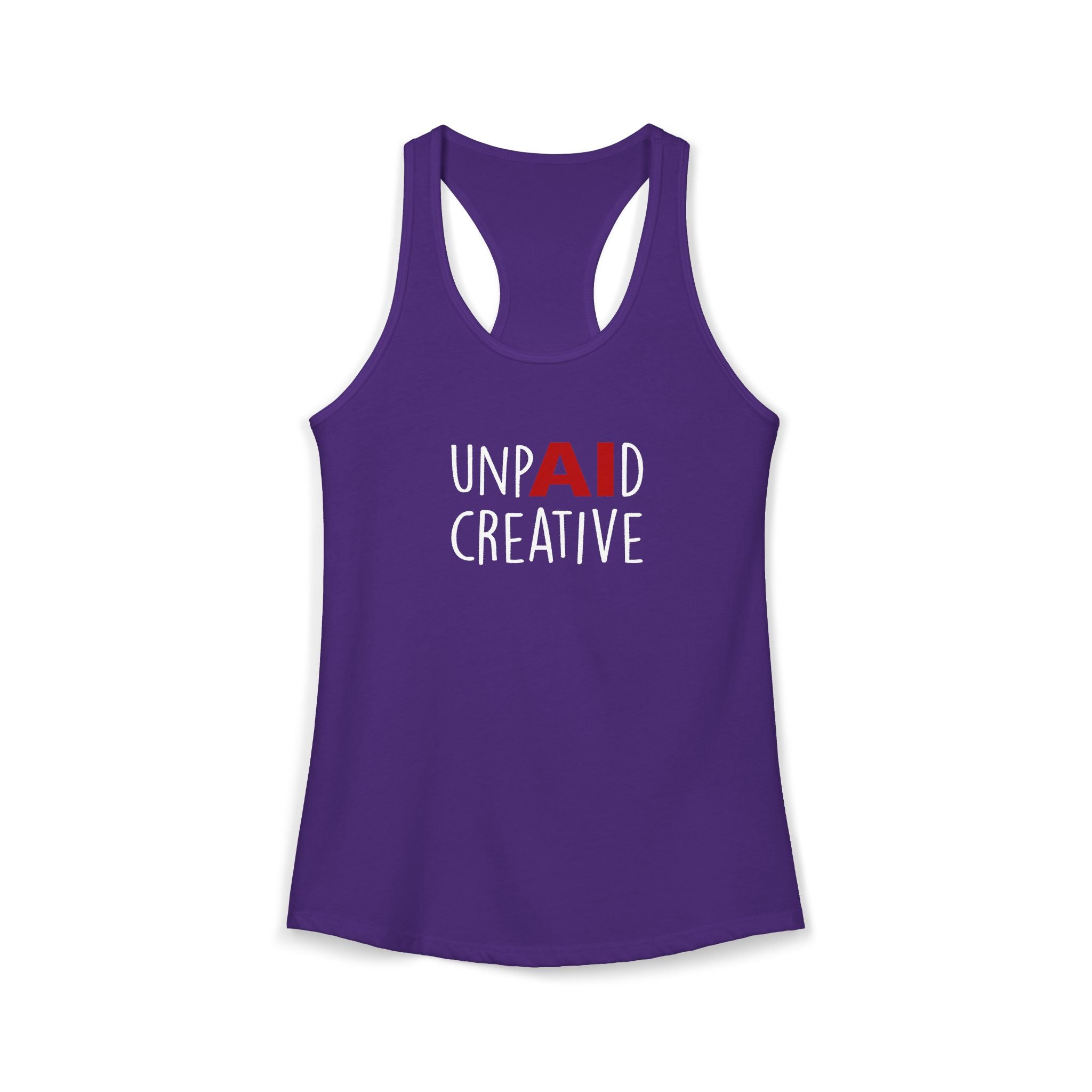 UnpAId Creative Women's Racerback Tank