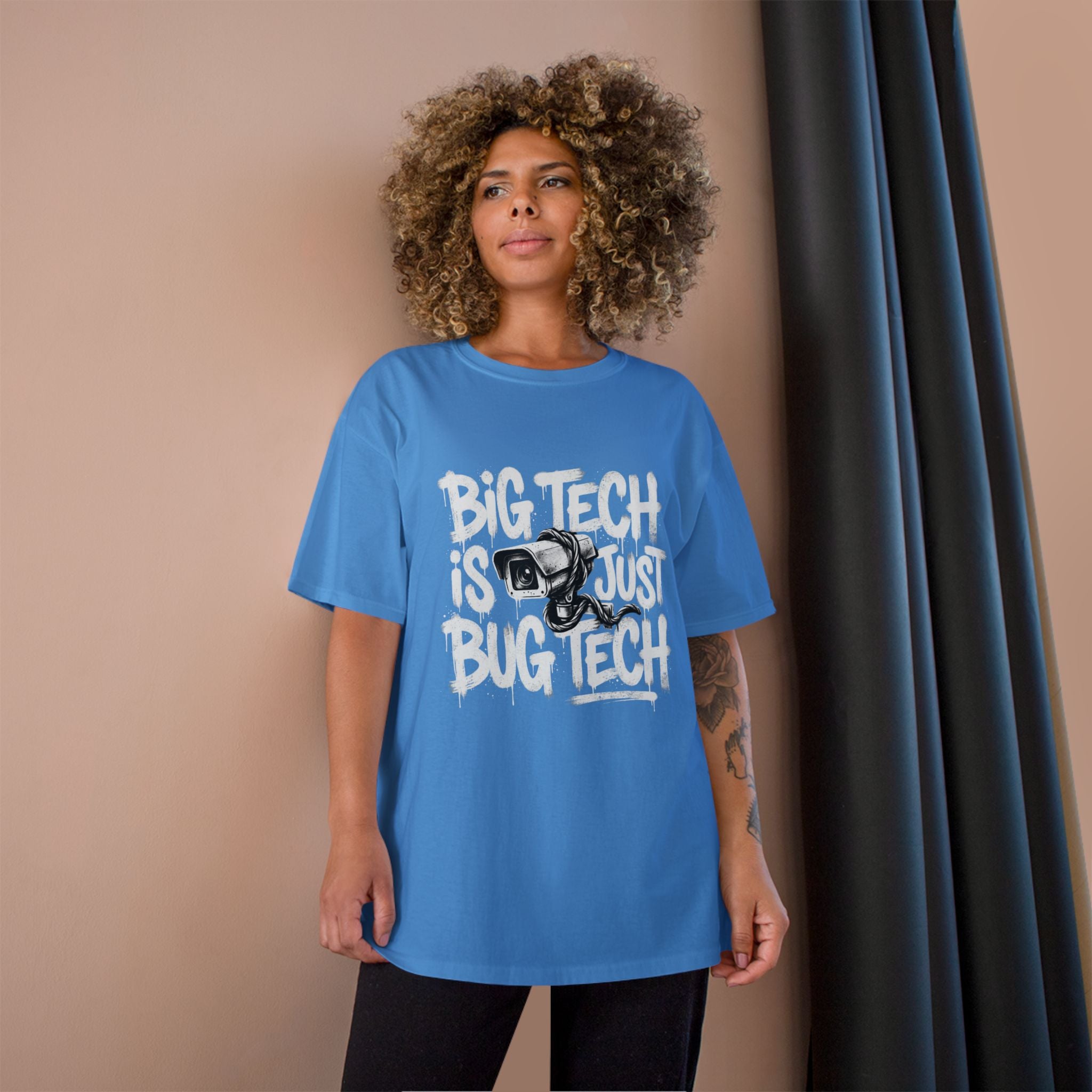 Big Tech Spy Surveillance Champion T-Shirt