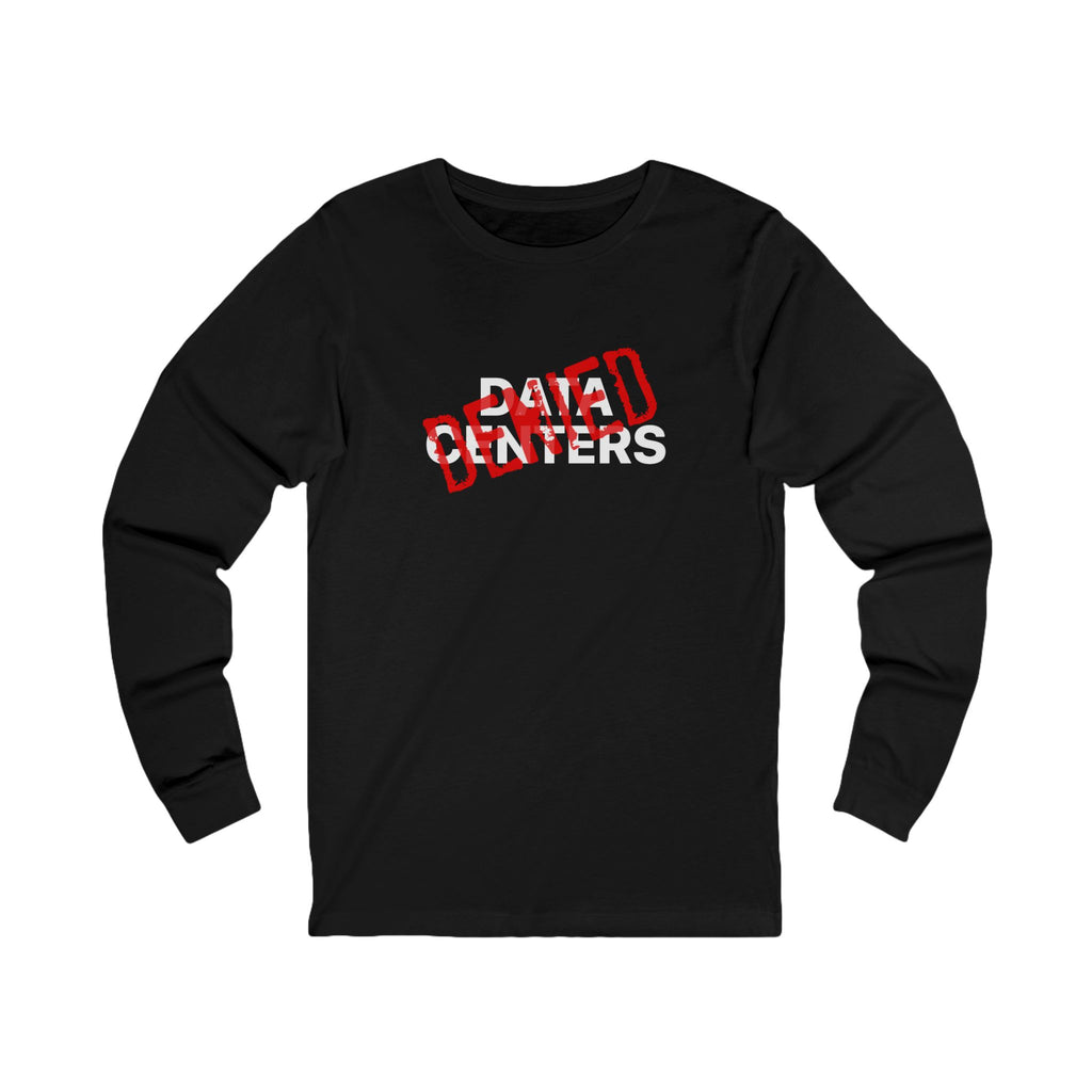 Stop AI Data Centers Jersey Long Sleeve Tee