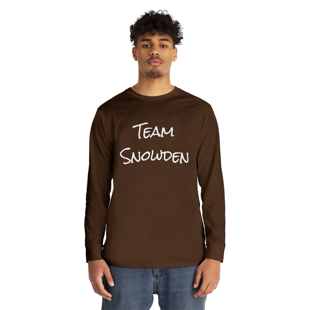 Team Snowden Long Sleeve Crewneck Tee
