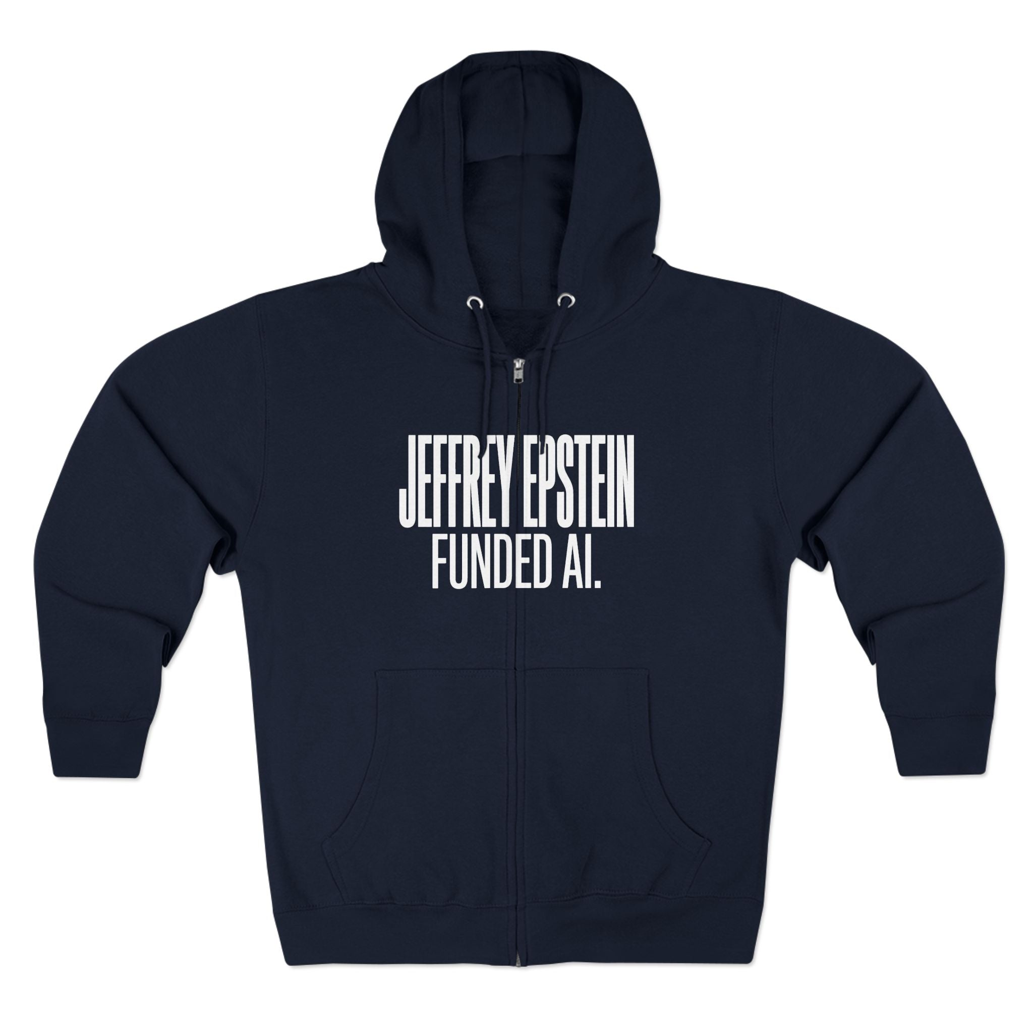 Epstein AI Unisex Zip Hoodie
