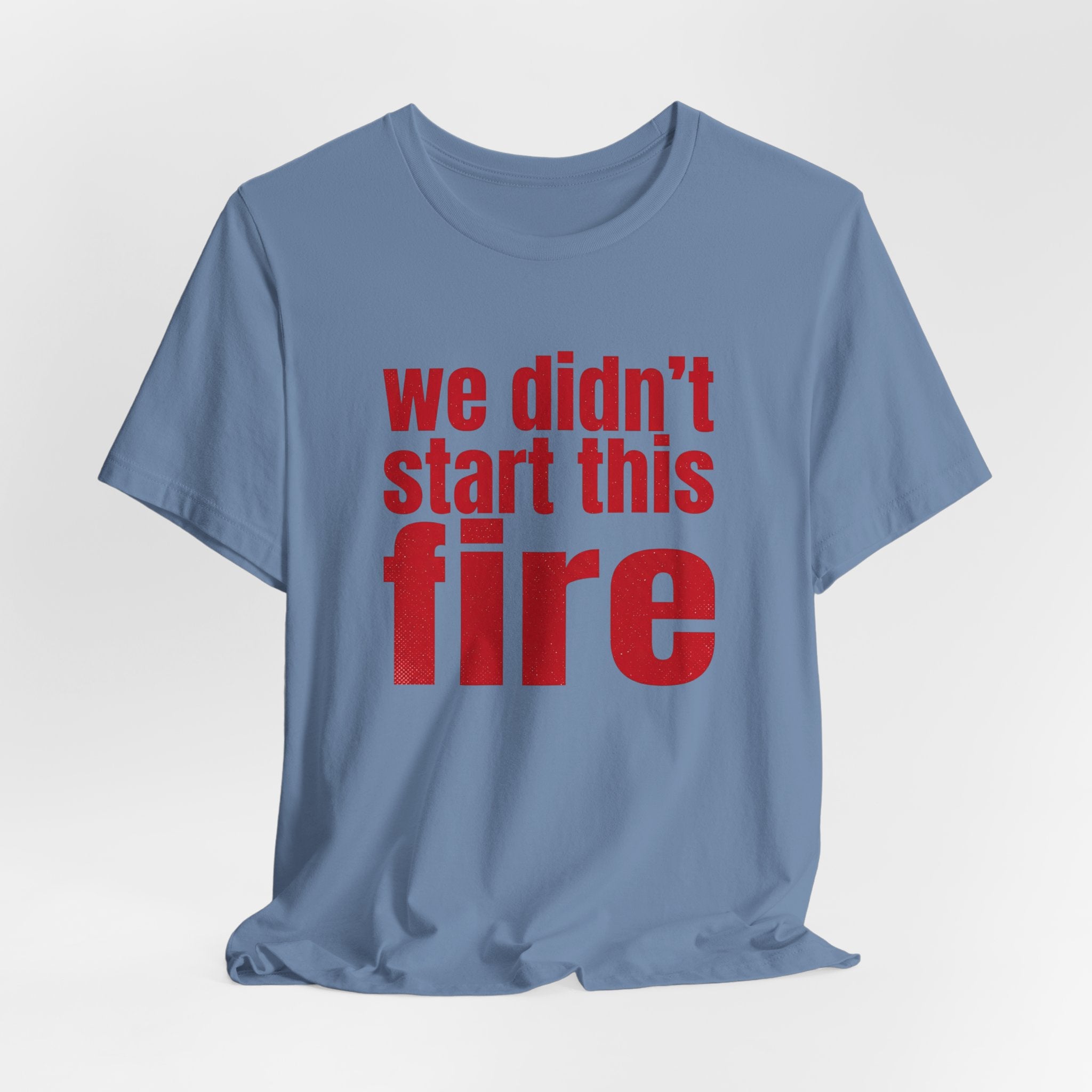 Anti Big Tech Fire Unisex Short Sleeve Tee