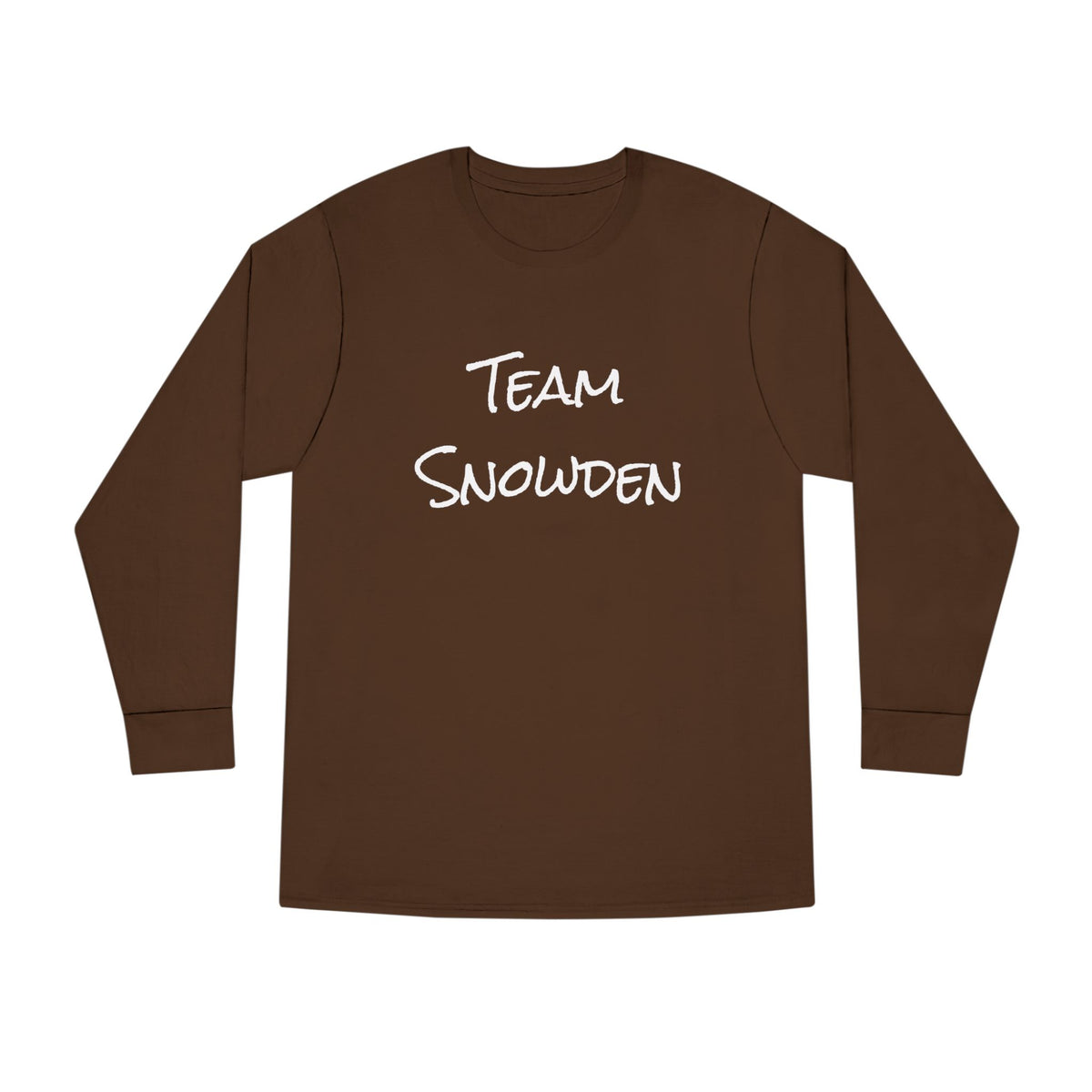 Team Snowden Long Sleeve Crewneck Tee