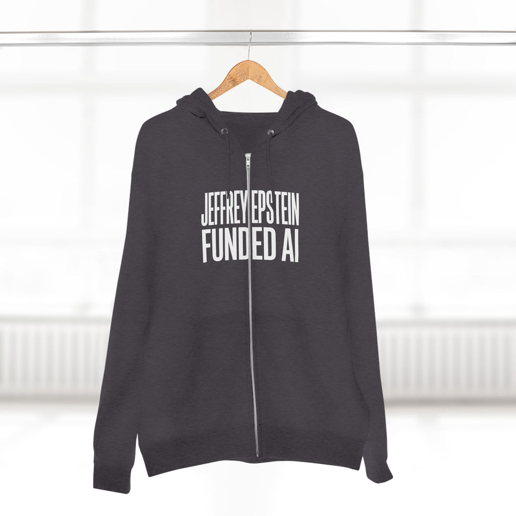 Epstein AI Unisex Hooded Zip Sweatshirt