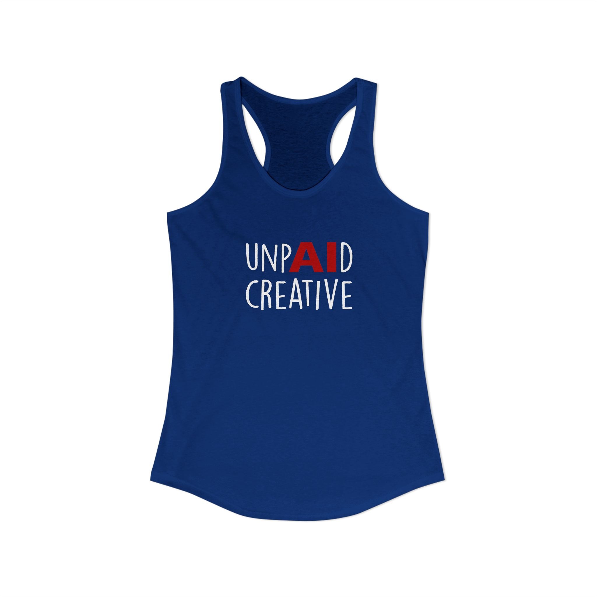 UnpAId Creative Women's Racerback Tank