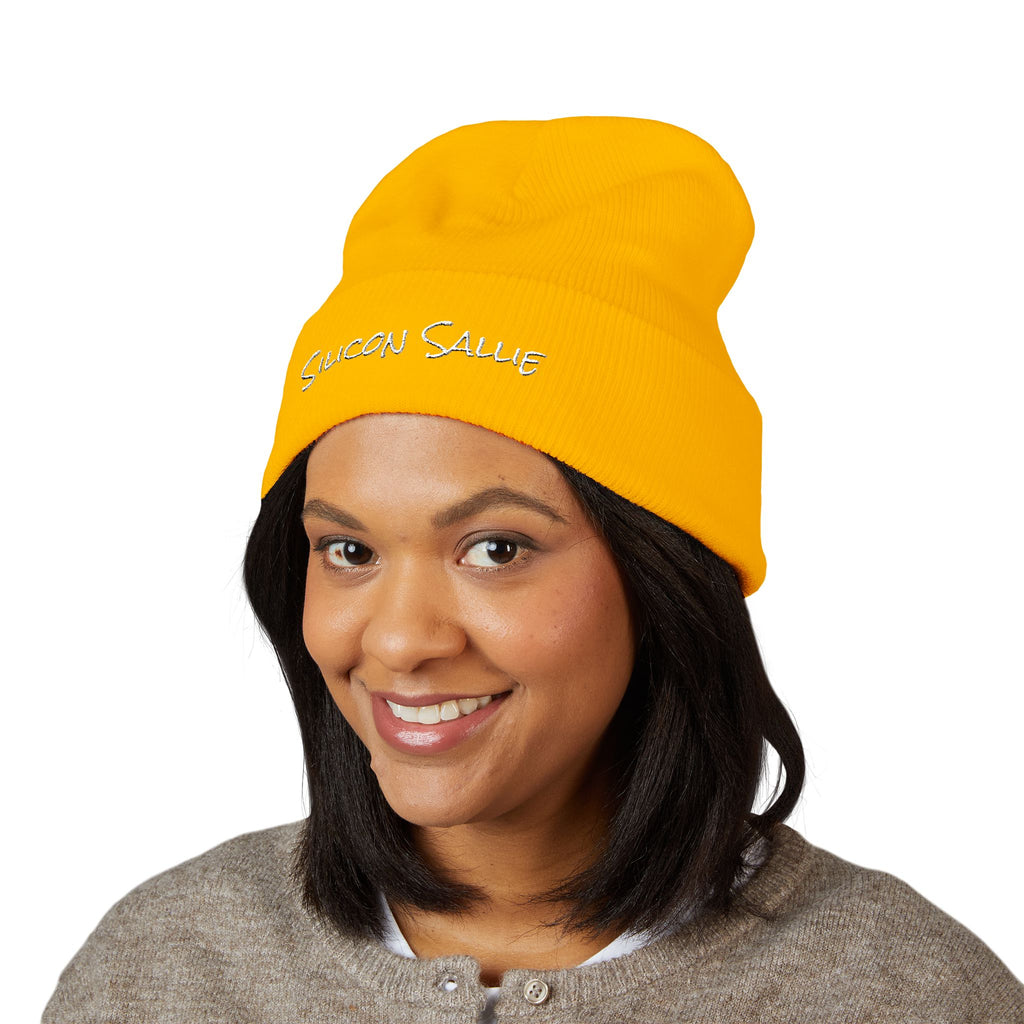 Silicon Sallie Classic Cuffed Beanie (Embroidered)
