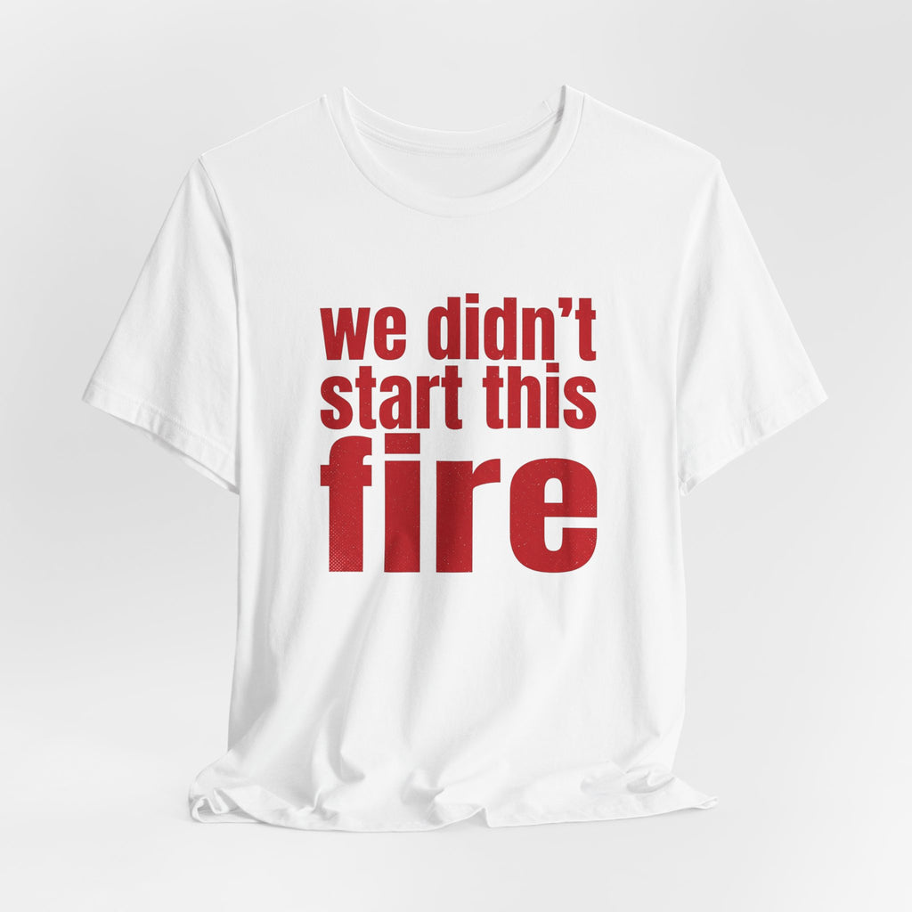 Anti Big Tech Fire Unisex Short Sleeve Tee