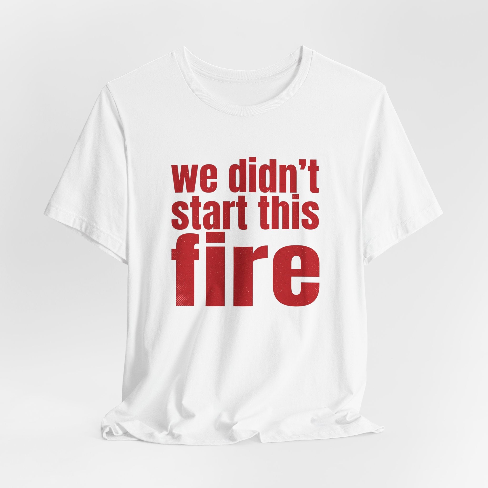 Anti Big Tech Fire Unisex Short Sleeve Tee