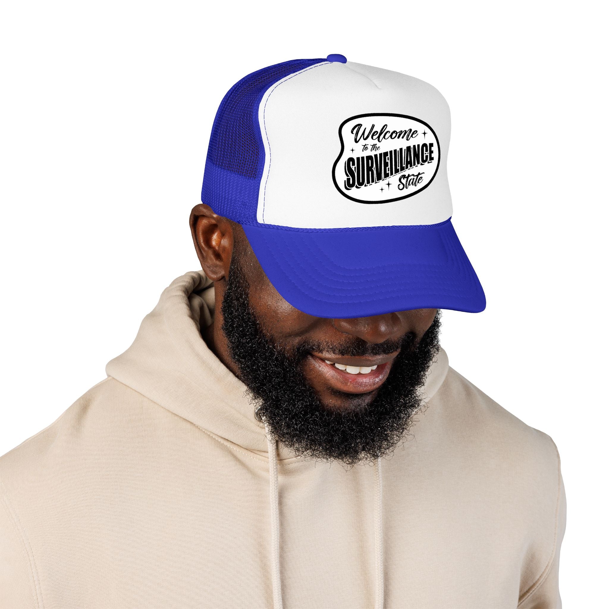 Anti AI Surveillance Foam Trucker Hat