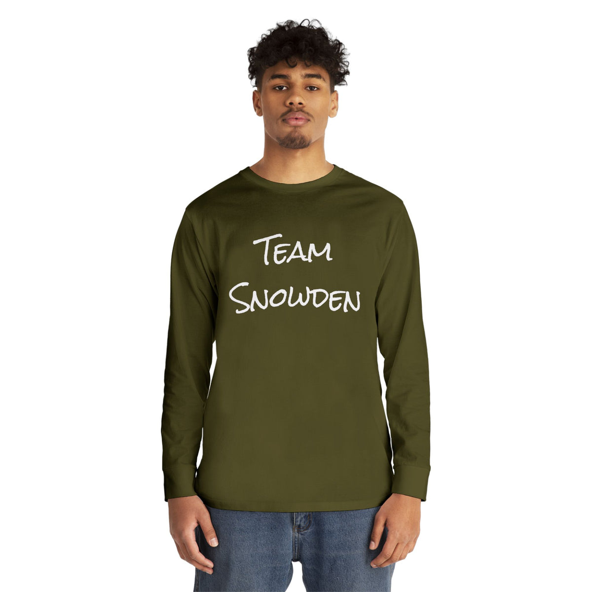 Team Snowden Long Sleeve Crewneck Tee