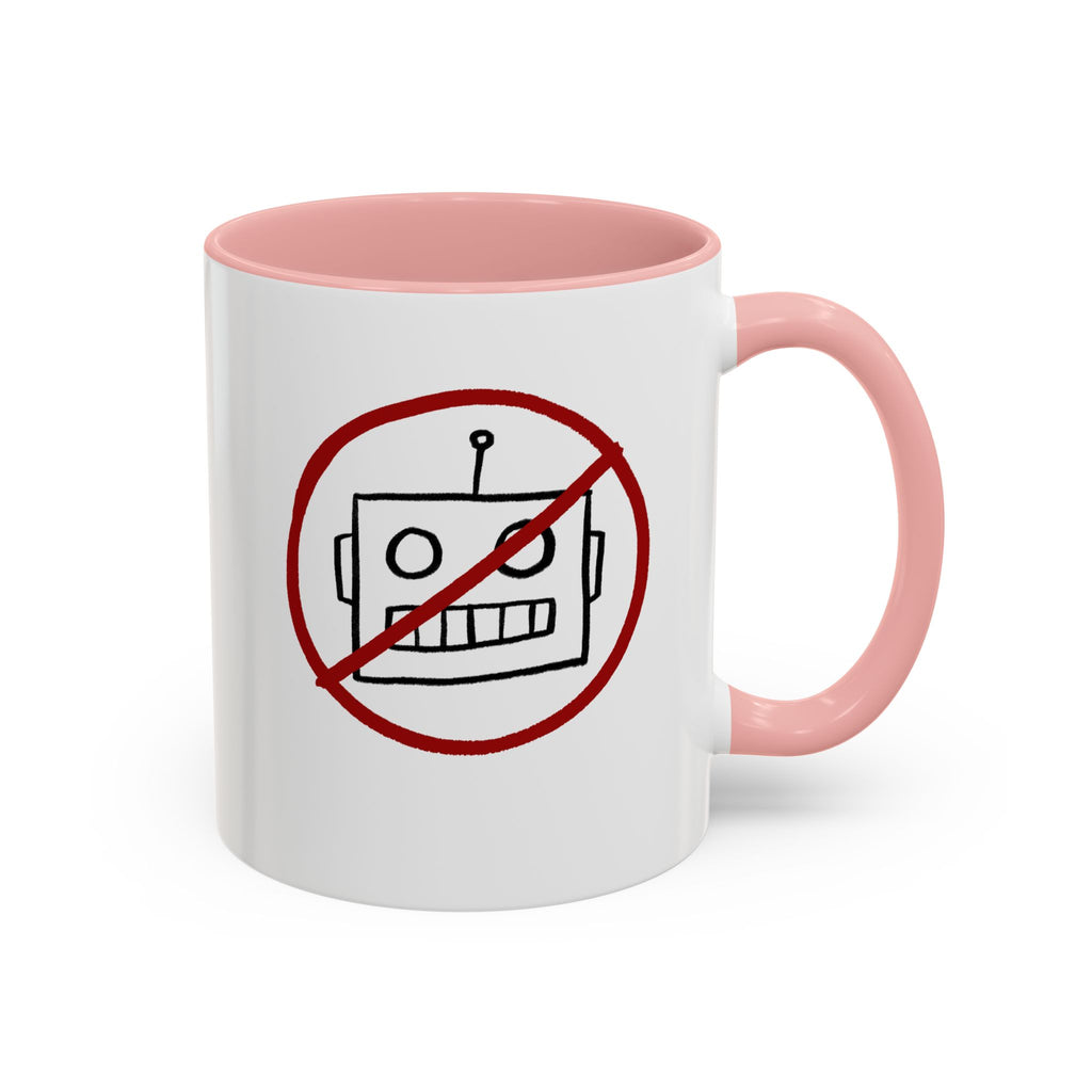 No AI Robot Coffee Mug (11 oz)